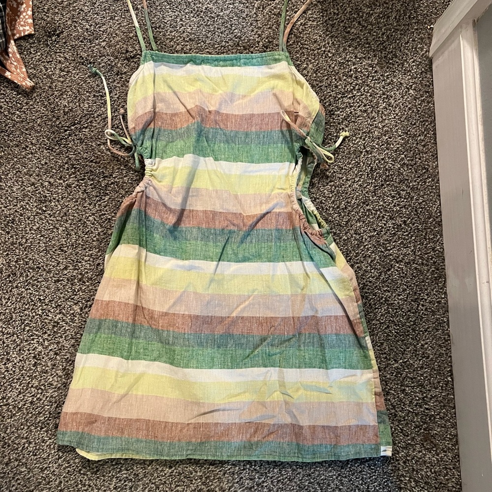 Aerie Multicolor Striped Mini Dress